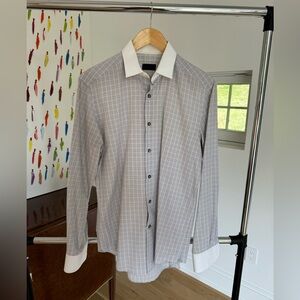 Lanvin Check Button Up Shirt